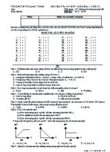 Đề kiểm tra 45 phút môn Hóa học Lớp 12 - Năm học 2017-2018 - Trường THPT Quang Trung